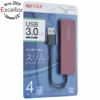 バッファロー(Buffalo)のBUFFALO　USB3.0ハブ 4ポート　BSH4U120U3RD　レッド(PC周辺機器)