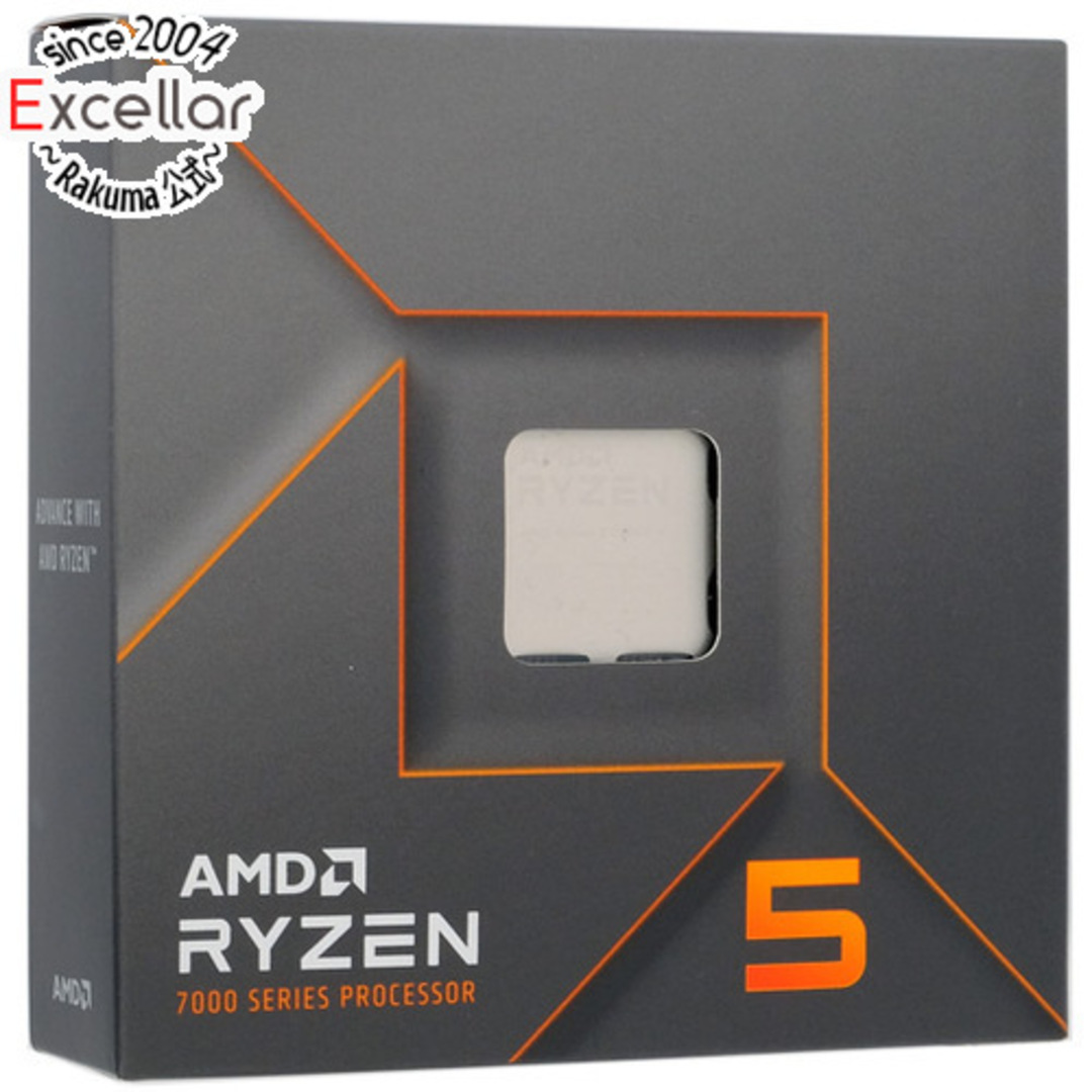 AMD(エーエムディー)のAMD Ryzen 5 7600X 100-100000593 4.7GHz Socket AM5 スマホ/家電/カメラのPC/タブレット(PCパーツ)の商品写真