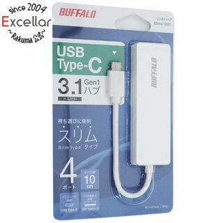 バッファロー(Buffalo)のBUFFALO　USB3.0ハブ 4ポート　BSH4U120C1WH　ホワイト(PC周辺機器)