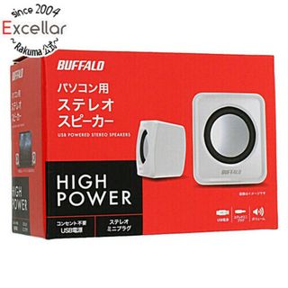 バッファロー(Buffalo)のBUFFALO　PC用スピーカー　BSSP100UWH　ホワイト(PC周辺機器)