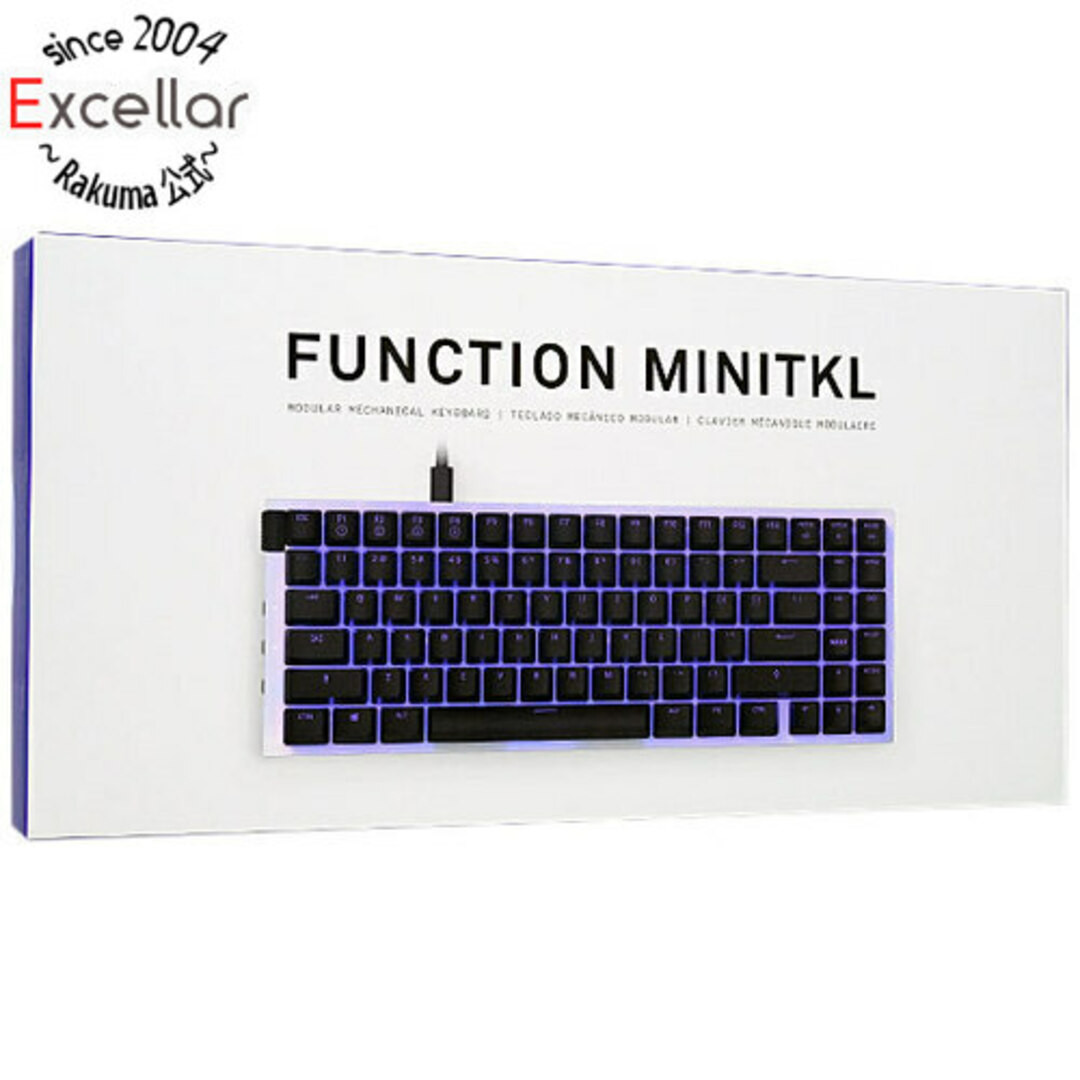 ホワイトNZXT　ゲーミングキーボード Function Minitkl KB-175US-WR　ホワイト