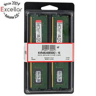 キングストン(Kingston)のKingston製　KVR48U40BS6K2-16　DDR5 PC5-38400 8GB 2枚組(PCパーツ)