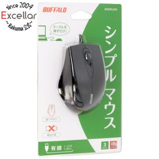 バッファロー(Buffalo)のBUFFALO　有線IR LED光学式マウス BSMRU050BK　ブラック(PC周辺機器)