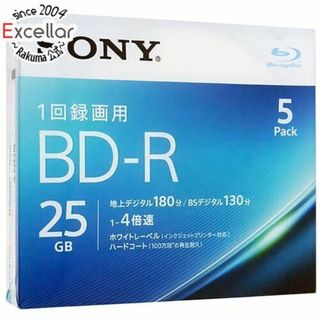 ソニー(SONY)のSONY　ブルーレイディスク 5BNR1VJPS4　BD-R 4倍速 5枚組(その他)