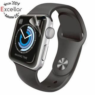 エレコム(ELECOM)のELECOM　Apple Watch 42mm用フルカバーフィルム/衝撃吸収/2枚入り/光沢　AW-42FLAFPRG(腕時計(デジタル))