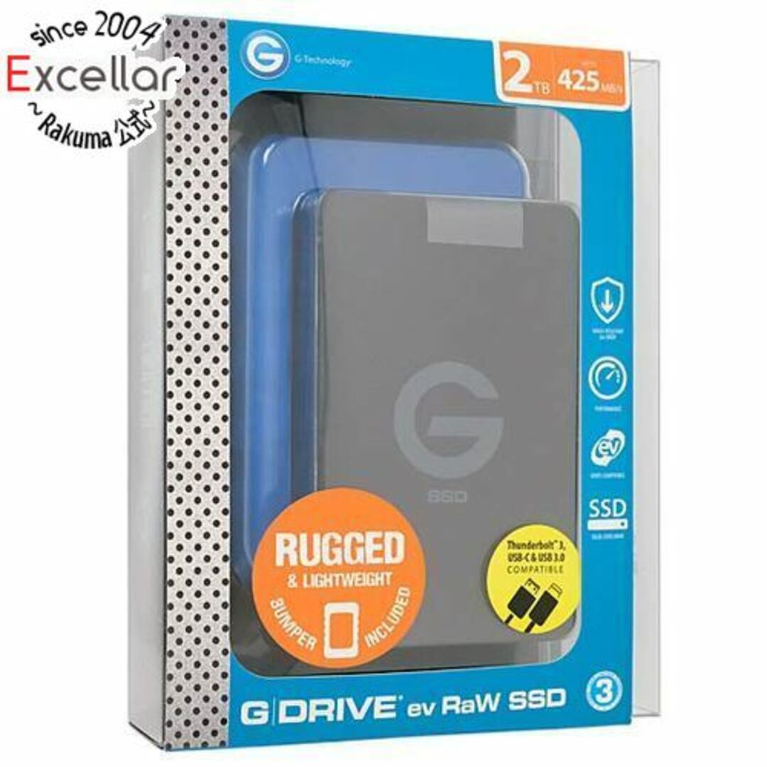 仕様HGST　G-DRIVE ev RaW SSD 2000GB JP 0G06034