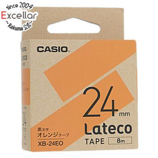 カシオ(CASIO)のCASIO　ラテコテープ 詰め替え用テープ　XB-24EO　オレンジ(PC周辺機器)