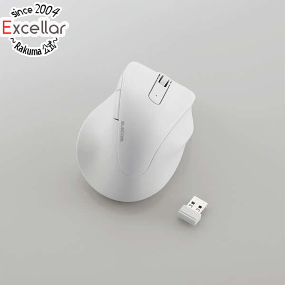 ELECOM(エレコム)のELECOM製 静音 2.4GHz無線マウス Sサイズ M-XGS30DBSKWH ホワイト スマホ/家電/カメラのPC/タブレット(PC周辺機器)の商品写真