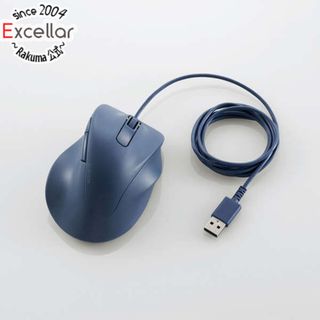 エレコム(ELECOM)のELECOM製　静音 有線マウス Mサイズ　M-XGM30UBSKBU　ブルー(PC周辺機器)