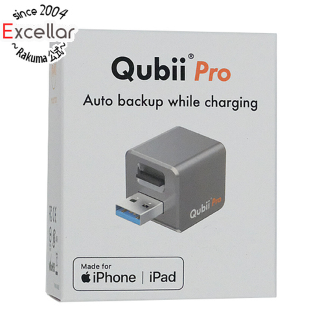 メーカーMaktar　iPhoneカードリーダー Qubii Pro MKPQS-SG　USB microSD スペースグレー