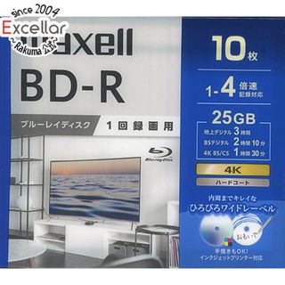 マクセル(maxell)のmaxell　録画用ブルーレイディスク BRV25WPG.10S　BD-R 4倍速 10枚組(その他)