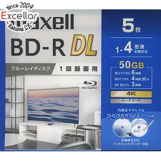 maxell　録画用ブルーレイディスク BD-R DL 4倍速 5枚組　BRV50WPG.5S