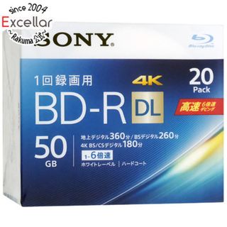 ソニー(SONY)のSONY　ブルーレイディスク 20BNR2VJPS6　BD-R DL 6倍速 20枚組(その他)