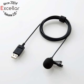 エレコム(ELECOM)のELECOM製　マイク 有線 USB-A ピンマイク　HS-MC09UBK　ブラック(その他)