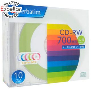 バーベイタム(Verbatim)のVerbatim　くり返し記録用CD-RW SW80QM10V1　10枚(その他)