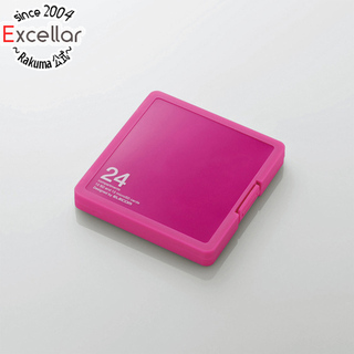 エレコム(ELECOM)のELECOM　SD/microSDカードケース(プラスチックタイプ) CMC-SDCPP24PN　ピンク(PC周辺機器)