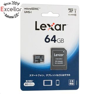 レキサー(Lexar)のLexar　microSDXCメモリーカード　LMS0C10064G-BNANJ　64GB(PC周辺機器)