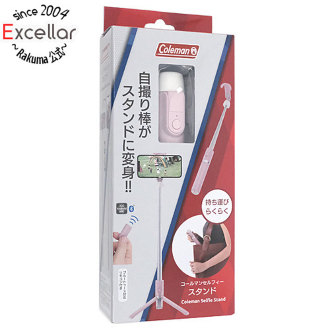 Velbon(ベルボン)のVelbon　Coleman セルフィースタンド 740mm　SELFIESTANDPK　ピンク スマホ/家電/カメラのカメラ(その他)の商品写真