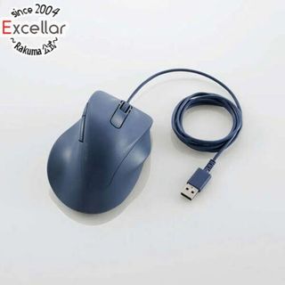 エレコム(ELECOM)のELECOM製　静音 有線マウス EX-G M-XGXL30UBSKBU　ブルー(PC周辺機器)