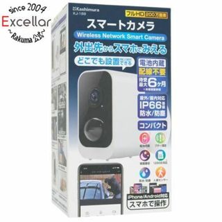 カシムラ(Kashimura)の【新品訳あり(箱きず・やぶれ)】 カシムラ　スマートカメラ 防水/どこでも設置 KJ-189　ホワイト(防犯カメラ)