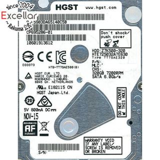 HGST製HDD 2.5inch　HTE725032A7E630　320GB 7mm(PC周辺機器)