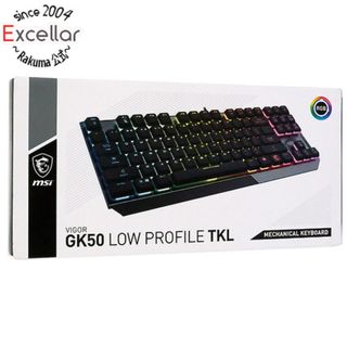 エムエスアイ(msi)のMSI　有線ゲーミングキーボード Vigor GK50 LOW PROFILE TKL JP ホワイト軸(PC周辺機器)