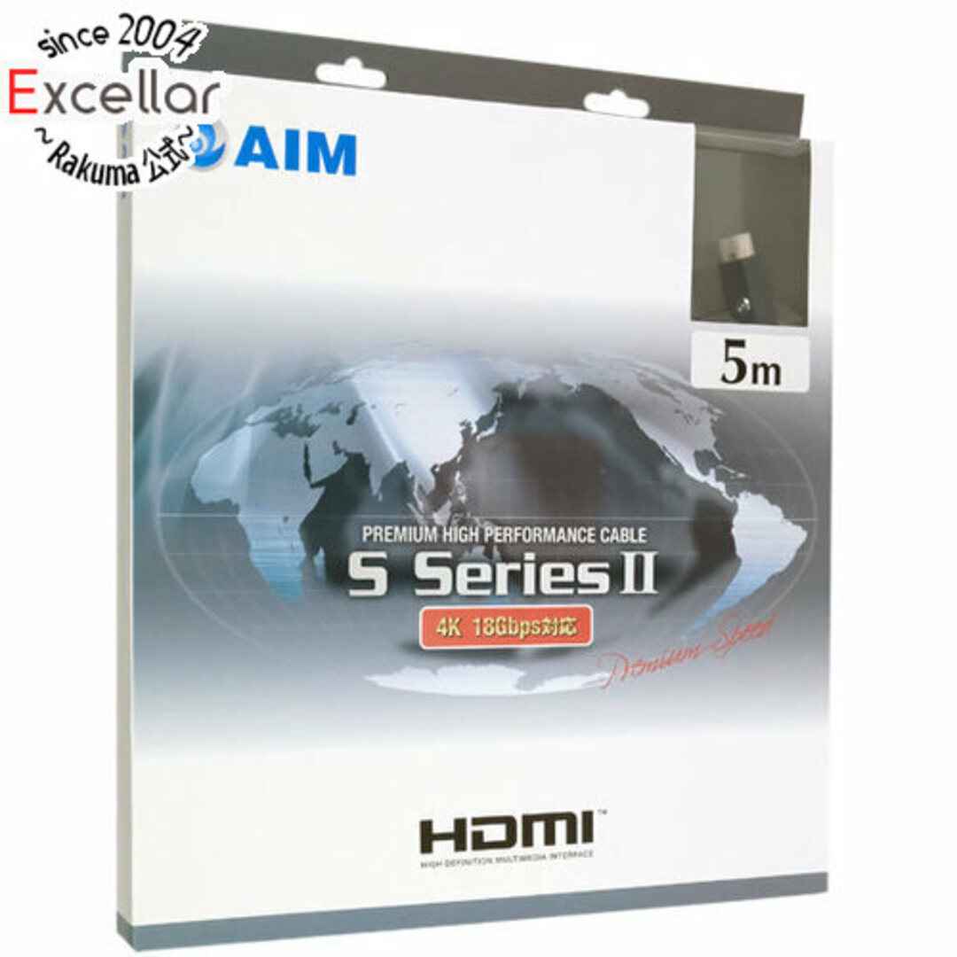 エイム電子　HDMIフラットケーブル FLS2-05　5m商品状態