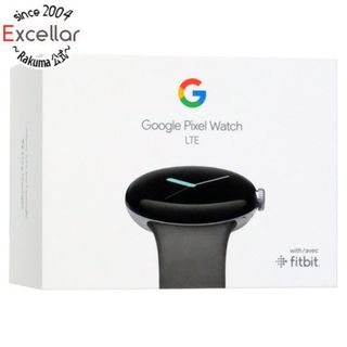 グーグル(Google)のGoogle　Pixel Watch Polished Silver ステンレス ケース/Charcoal アクティブ バンド(腕時計(デジタル))