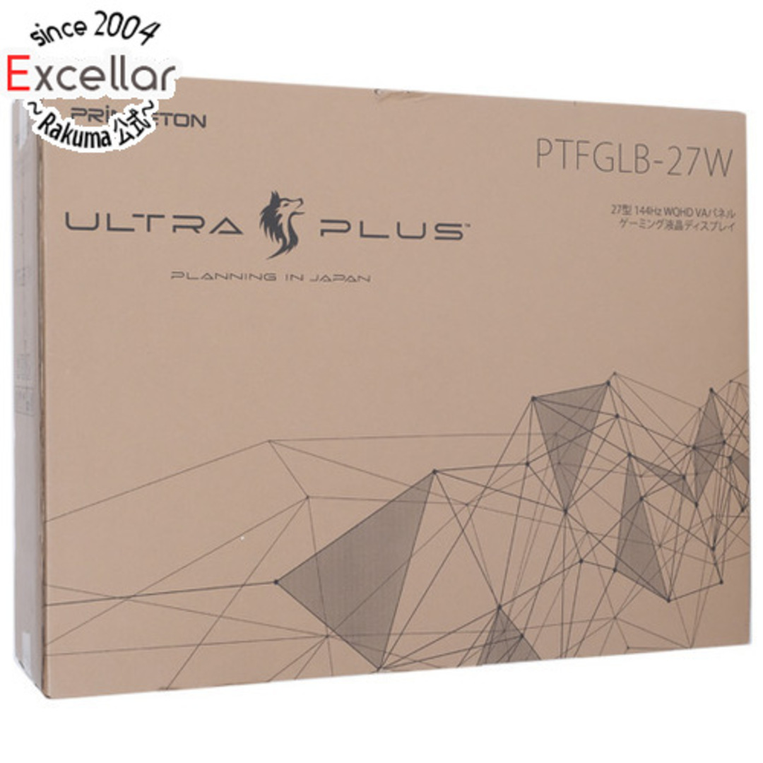Princeton製　27型 ゲーミング液晶ディスプレイ ULTRA PLUS　PTFGLB-27W　ブラック