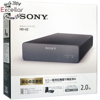 ソニー(SONY)の【新品(箱きず・やぶれ)】 SONY　据え置き型外付けハードディスク　HD-U2(PC周辺機器)