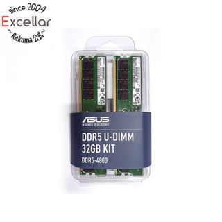 アンジェロガルバス(ANGELO GARBASUS)のASUS　ASUS DDR5 U-DIMM 32GB KIT　DDR5UDIMM32GBKIT 元箱あり(PCパーツ)