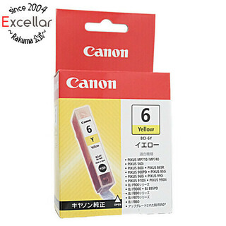 キヤノン(Canon)のCANON　インクカートリッジ BCI-6Y　イエロー(PC周辺機器)