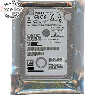 ヒタチ(日立)のHITACHI ノート用HDD　HCC545050A7E380　500GB 5400rpm(PC周辺機器)