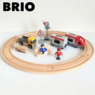 BRIO - BRIO ブリオ　トラベルトレイン　貨物トラック　レール　木製玩具　鉄道玩具