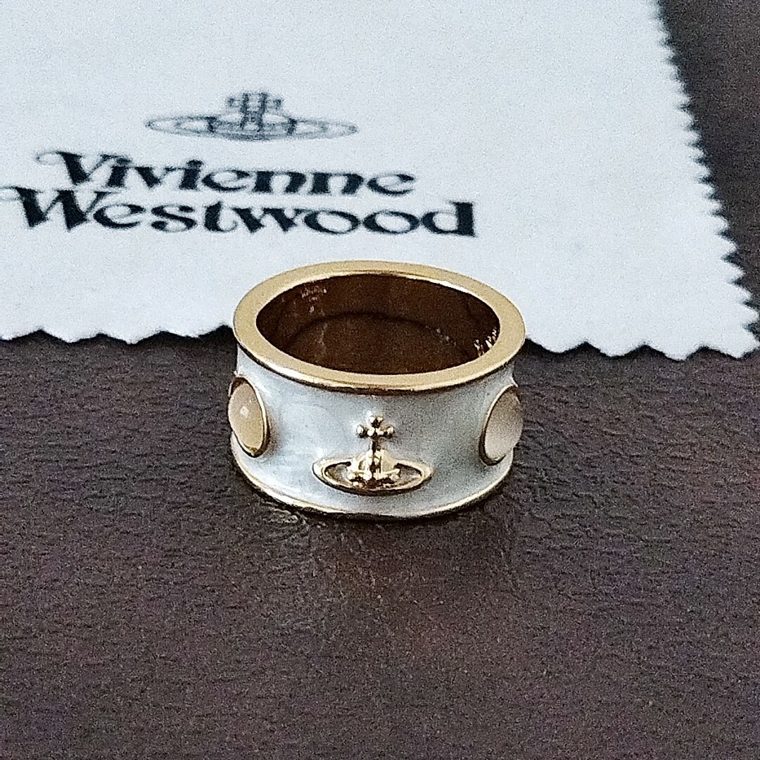 Vivienne Westwood(ヴィヴィアンウエストウッド)のヴィヴィアンウエストウッド　エナメルリング レディースのアクセサリー(リング(指輪))の商品写真