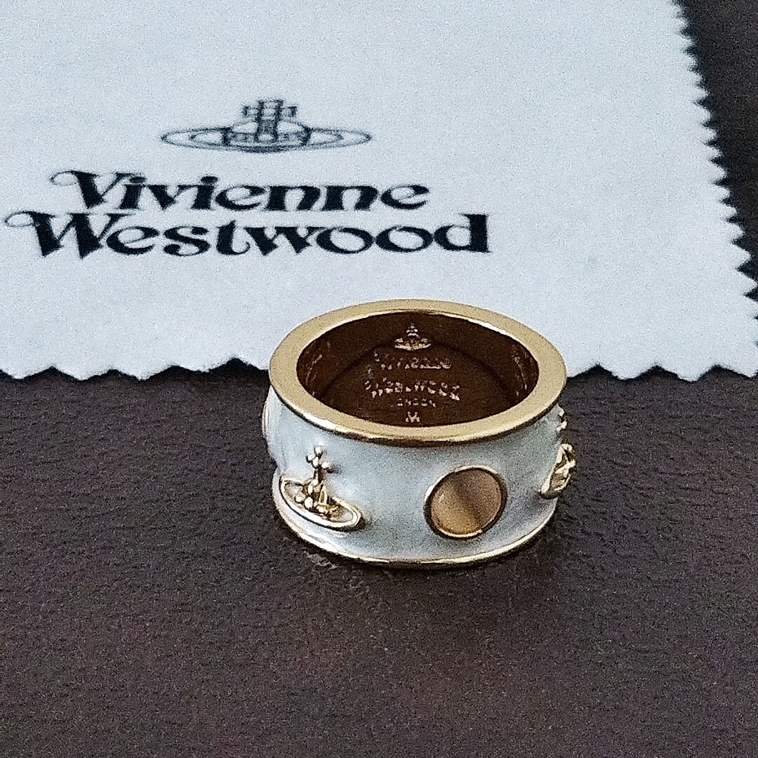 Vivienne Westwood(ヴィヴィアンウエストウッド)のヴィヴィアンウエストウッド　エナメルリング レディースのアクセサリー(リング(指輪))の商品写真