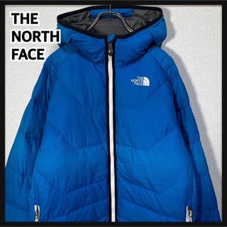ノースフェイス(THE NORTH FACE) ブルー ダウンジャケット(メンズ)の