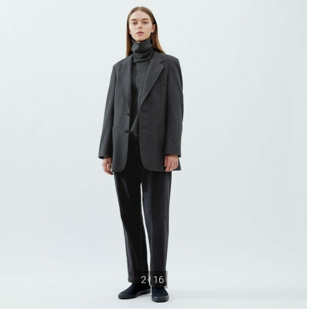 UNIQLO - ユニクロユー ジャージーテーラードジャケットの通販 UNIQLO - ユニクロユー ジャージーテーラードジャケットの通販
