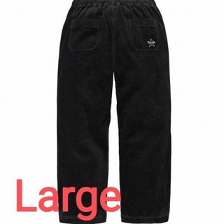 シュプリーム(Supreme)のSupreme Corduroy Skate Pant Black(ワークパンツ/カーゴパンツ)