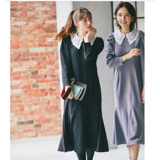 トッコクローゼット(TOCCO closet)のマーメイドライン ニットワンピース(ロングワンピース/マキシワンピース)