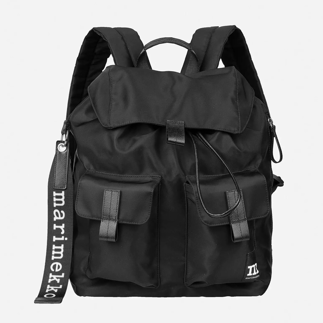 牛革定価42900円マリメッコ Everything Backpack L Solid バックパック