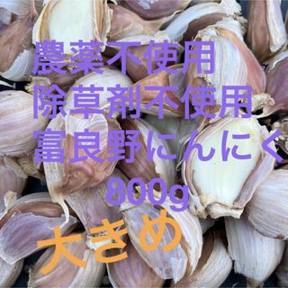 訳あり　農薬不使用　除草剤不使用　富良野ニンニク　にんにく　バラ(野菜)