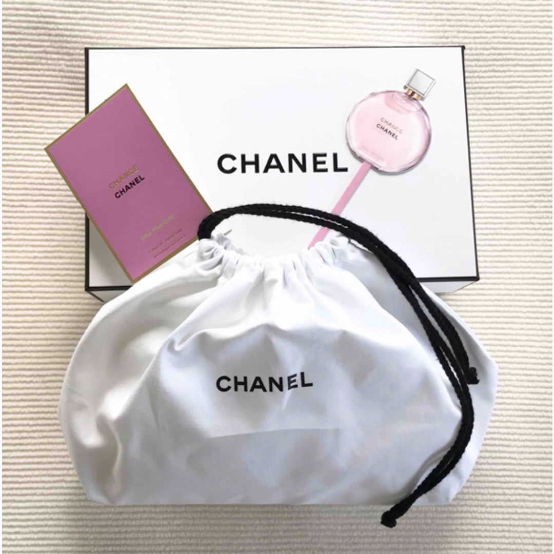 CHANELシャネル 空き箱＆巾着ポーチ - ショップ袋