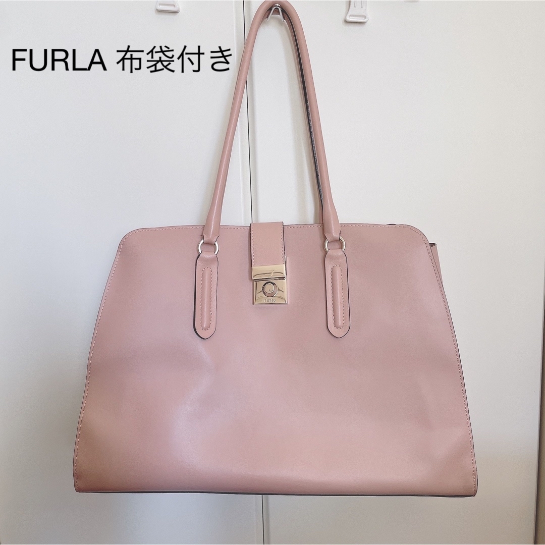 未使用 FRULA フルラ グレージュ クロコ型押し ミニトートバック