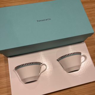 ティファニー(Tiffany & Co.)のティファニー　カップ&ソーサー　ペア(グラス/カップ)