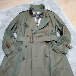 バーバリー(BURBERRY) トレンチコート(メンズ)（グリーン・カーキ/緑色