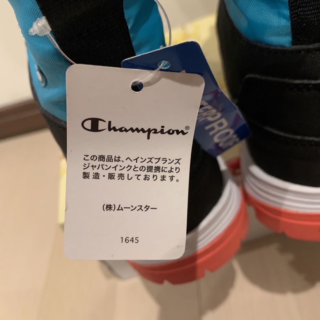 Champion(チャンピオン)のムーンスター　チャンピオン　スノーシューズ　スノトレ　サイズ23.0cm キッズ/ベビー/マタニティのキッズ靴/シューズ(15cm~)(ブーツ)の商品写真
