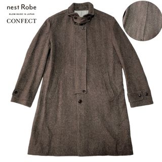 nest robe ネストローブ ステンカラーコート 生成り 美品