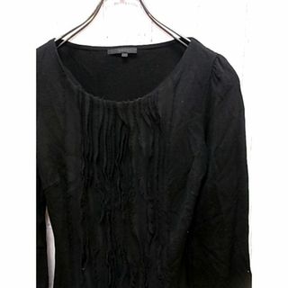 アナイ(ANAYI)のアナイ ANAYI M(38) ブラック 長袖Ｔシャツ(Tシャツ(長袖/七分))