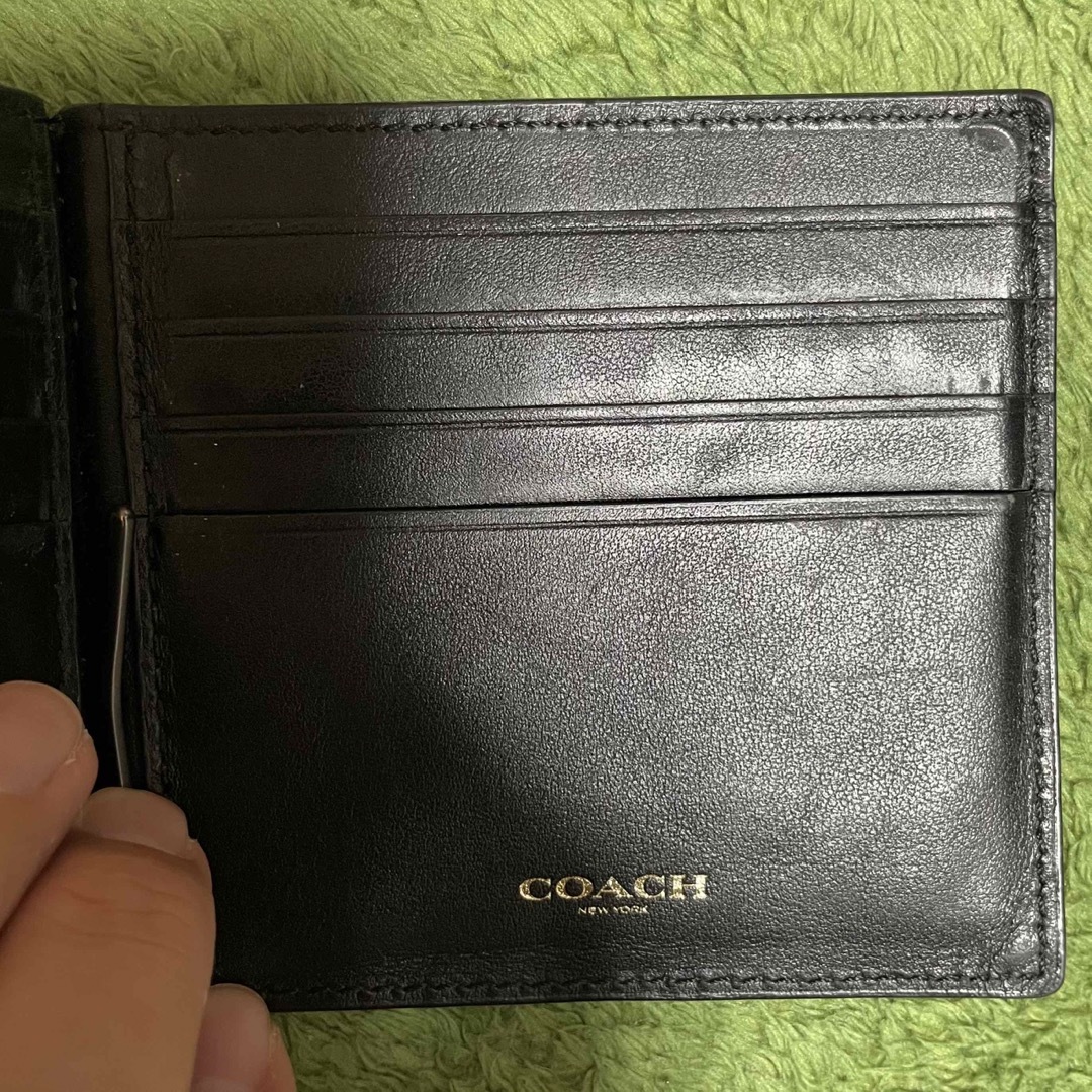 COACH(コーチ)のコーチ　二つ折り財布　マネークリップ型 メンズのファッション小物(折り財布)の商品写真